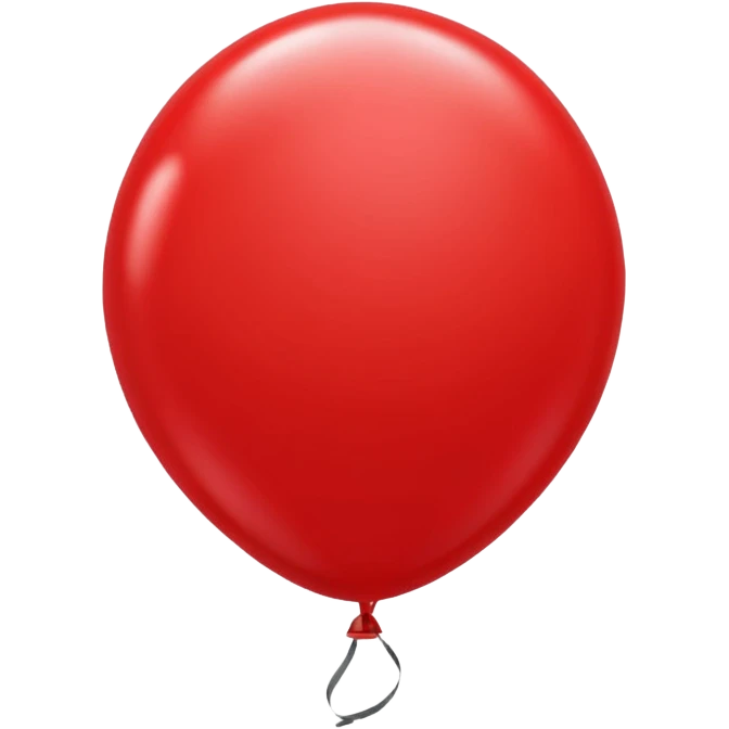 red balloon emoji