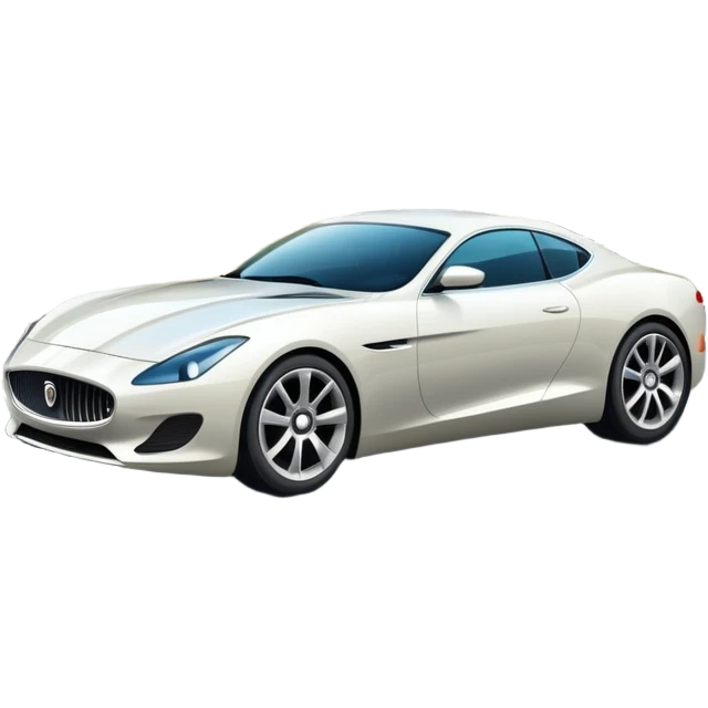 luxury car is driving on a scenic highway with beautiful landscape around emoji