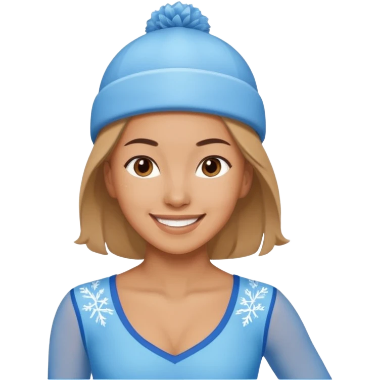 Victoruam ice skater emoji