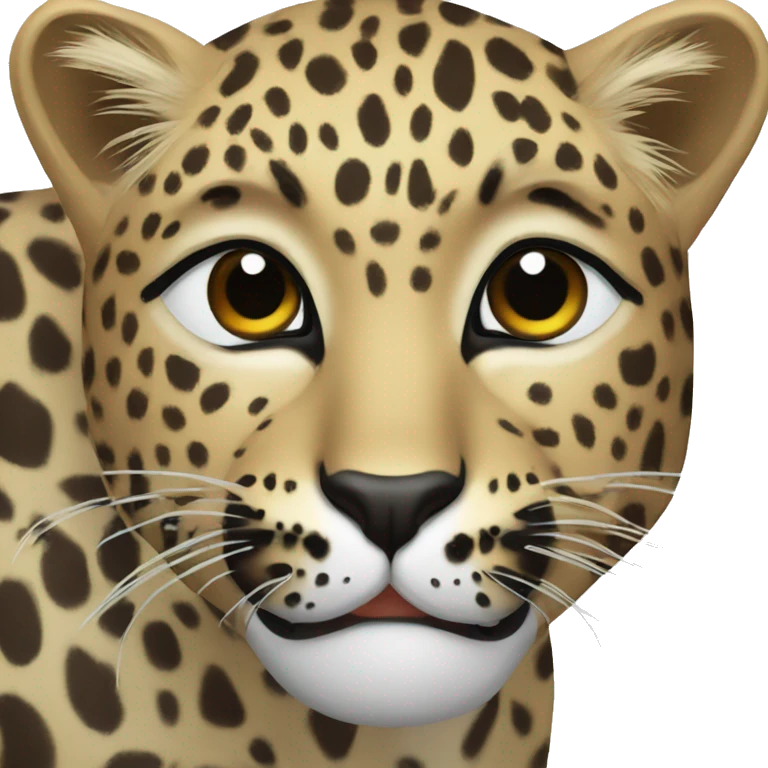 Srtíčko leopard emoji