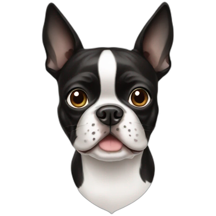 Boston terrier emoji