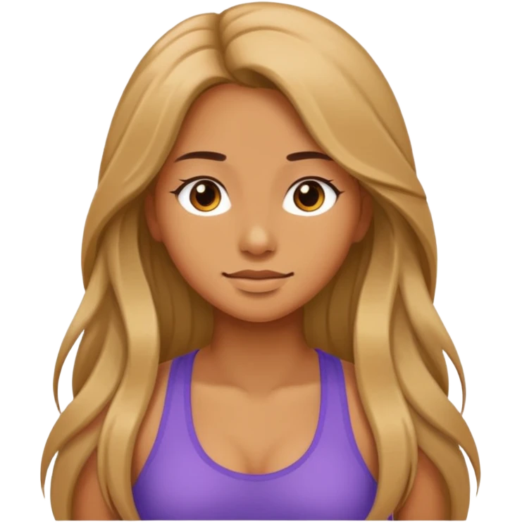 Ugly girl with a great body emoji