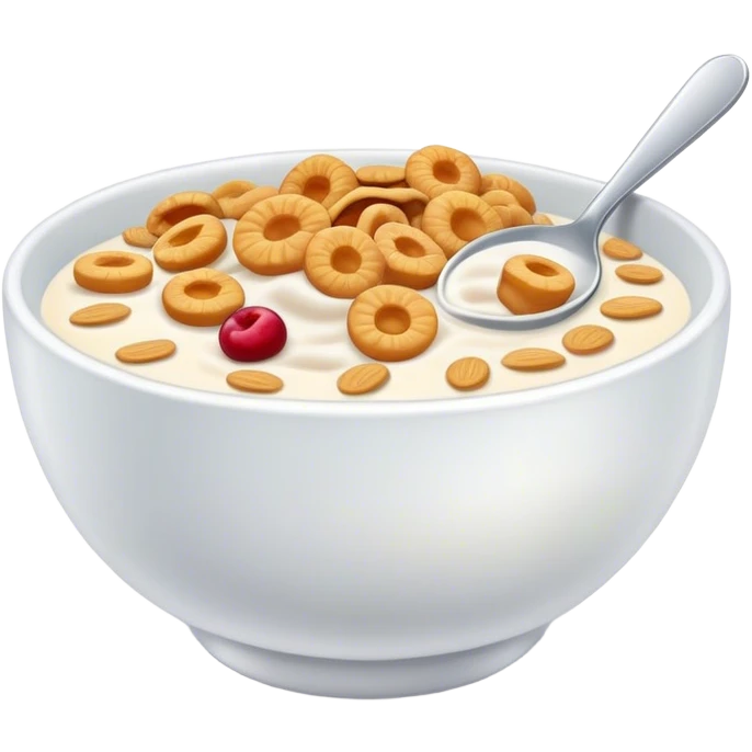 Cereals with milk emoji