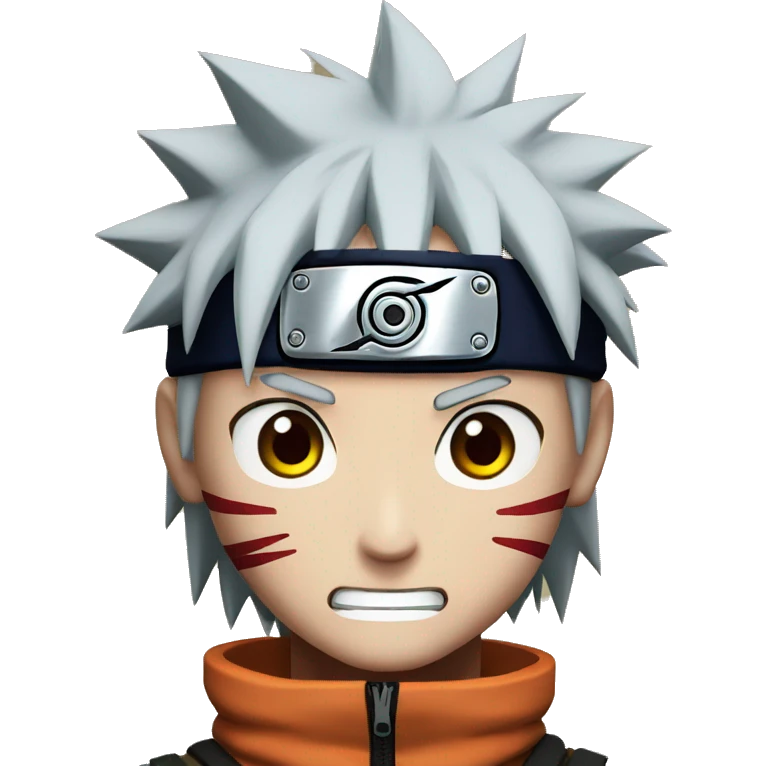 Naruto with sharingan emoji