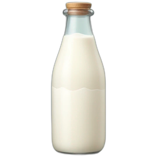 Happy Bottle of milk emoji