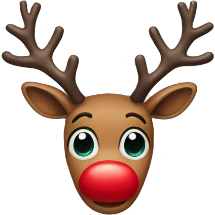 Red Nosed Reindeer emoji