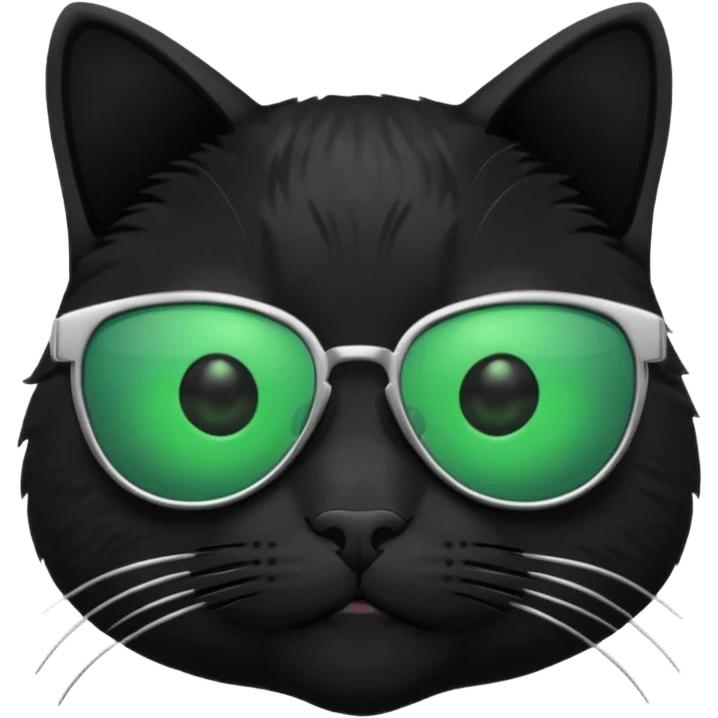 Cat wearing sunglasses emoji