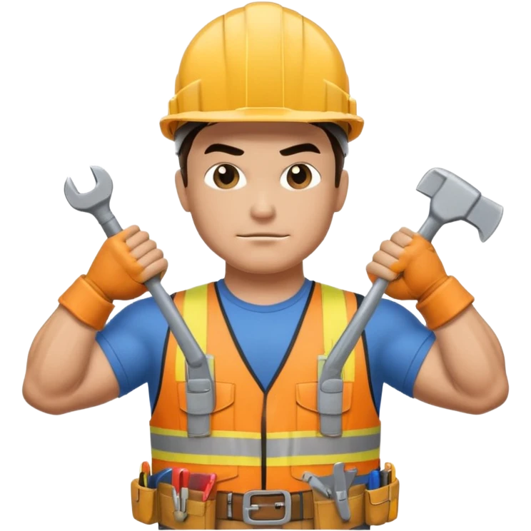 Batman as a construction worker  emoji