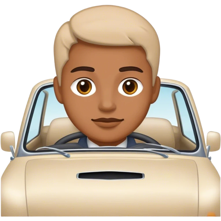 Myself in a car  emoji