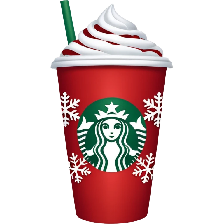 Christmas  starbucks emoji