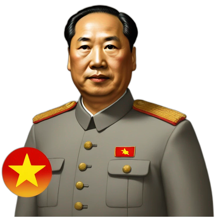 Mao zedong and redsun emoji