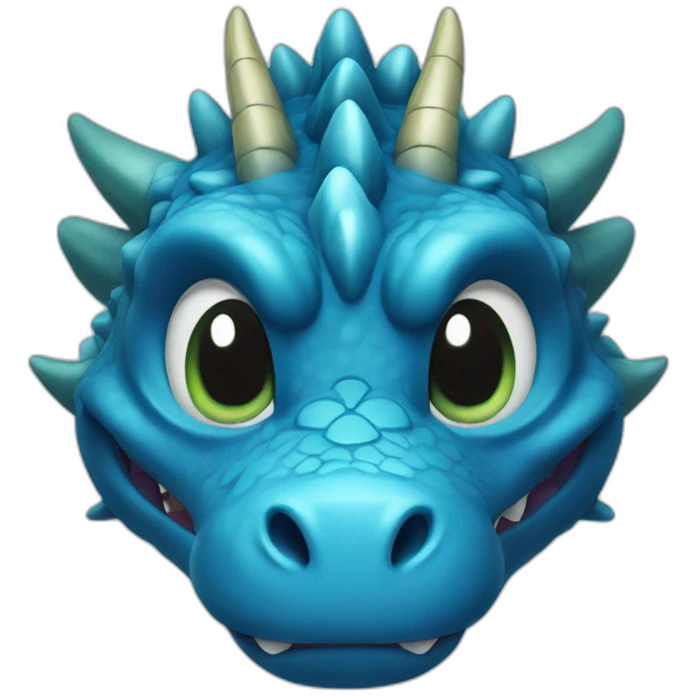 cute blue dragon head 280x280 emoji