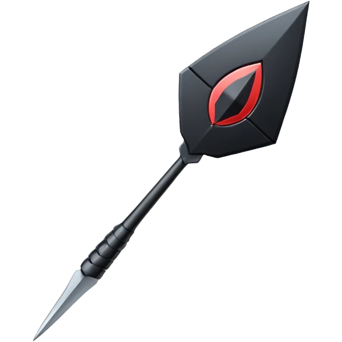 black ninja dart emoji