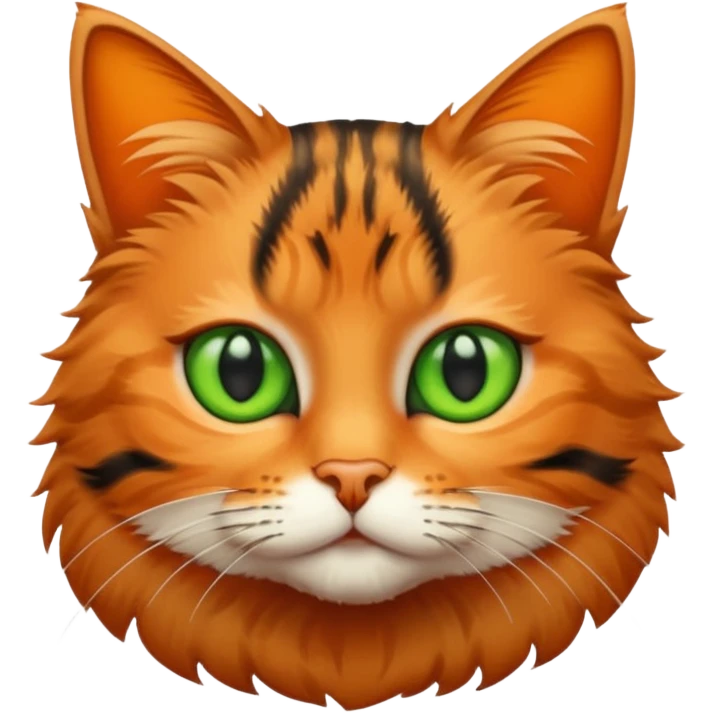A tabby cat emoji