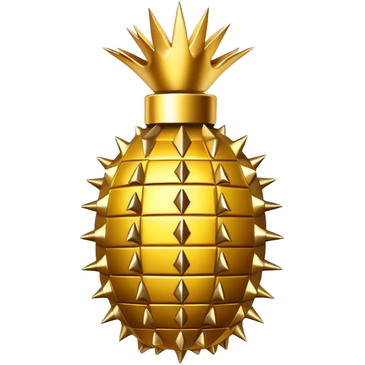 Golden grenade spikes  emoji
