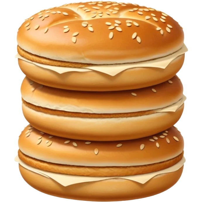 two Kartoffelbrötchen stacked emoji