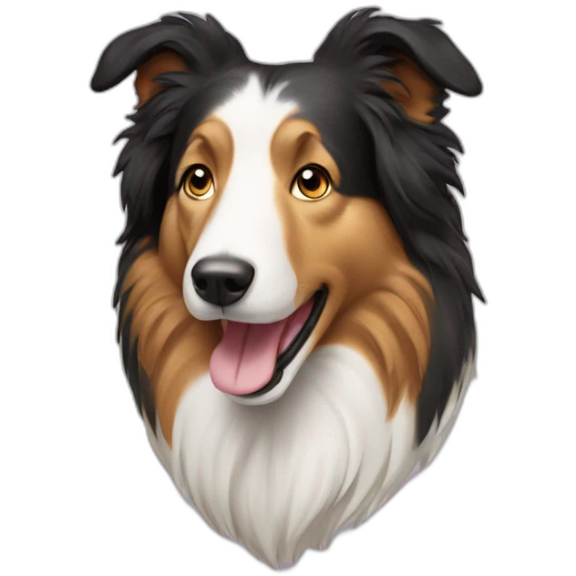lassie collie emoji