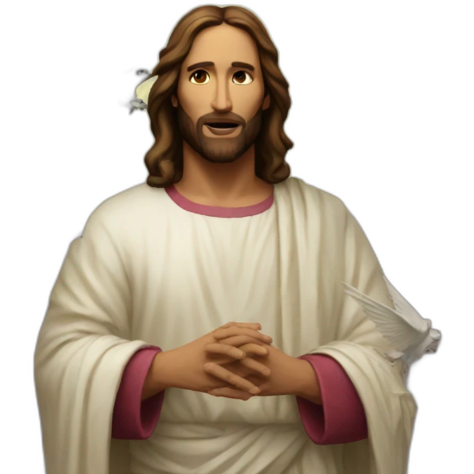 raptor jesus america emoji