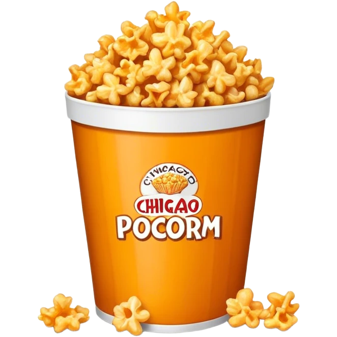 Garrett Carmel and cheddar Chicago popcorn emoji