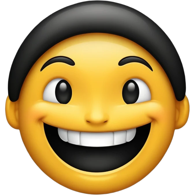 Black smile  emoji