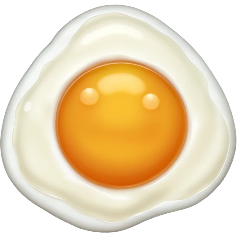 fried egg white only emoji