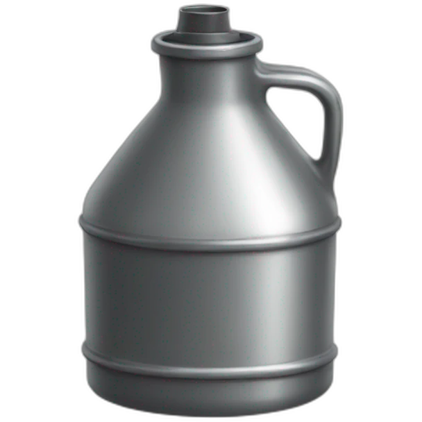 metal Oil jug emoji