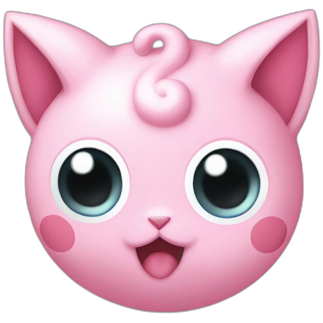 Jigglypuff pokémon emoji