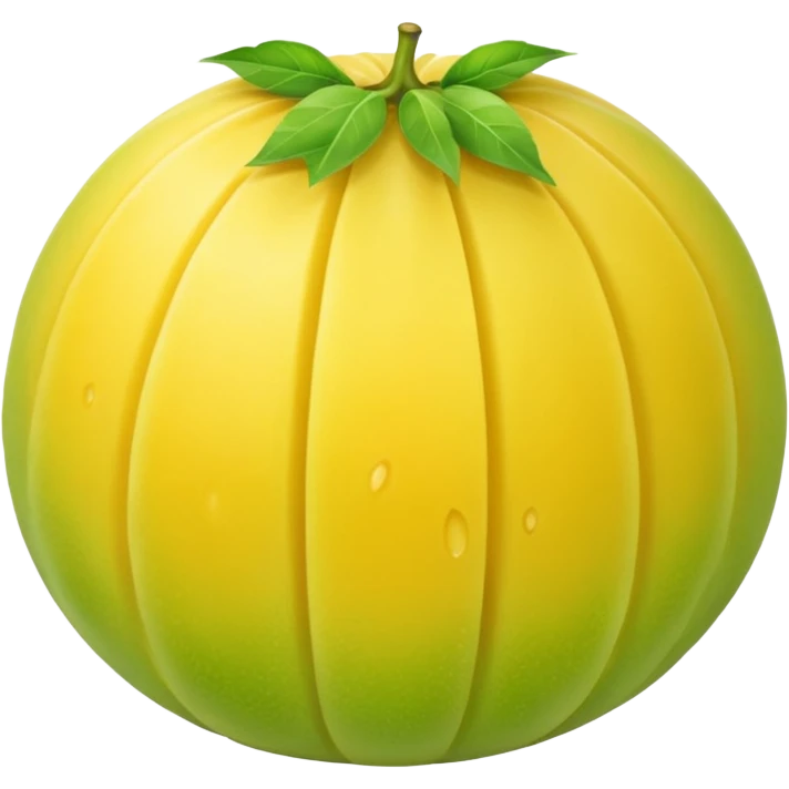 yellow honeydew melon not sliced  emoji