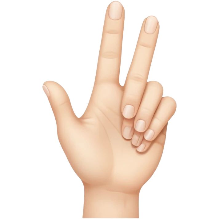 Mano con il mignolo all' in sù emoji