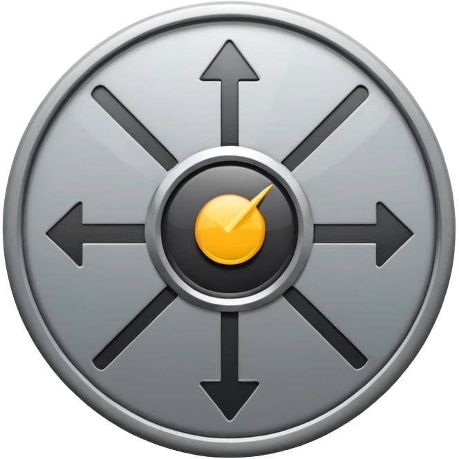 mac os icon rotation retro, gray 80s, directions circle emoji