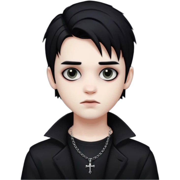 goth boy emoji