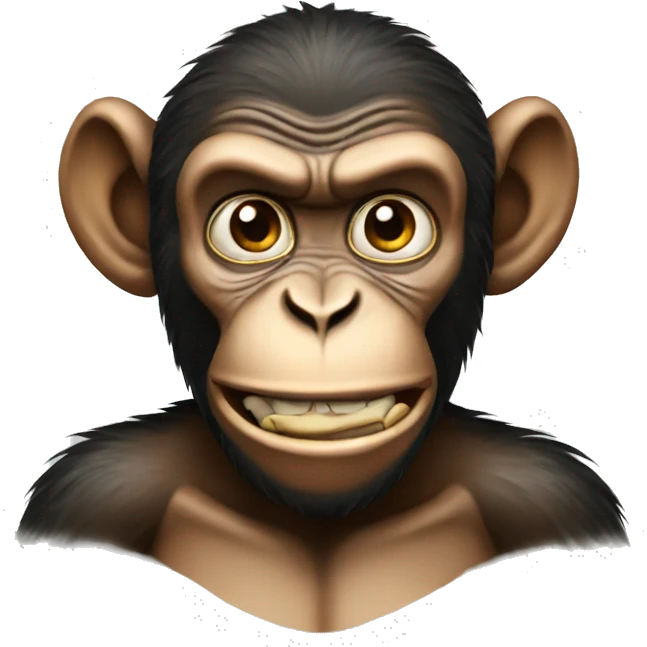 mad monkey emoji