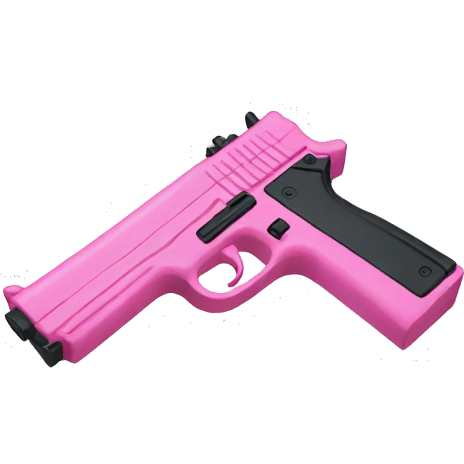 Pink gun emoji