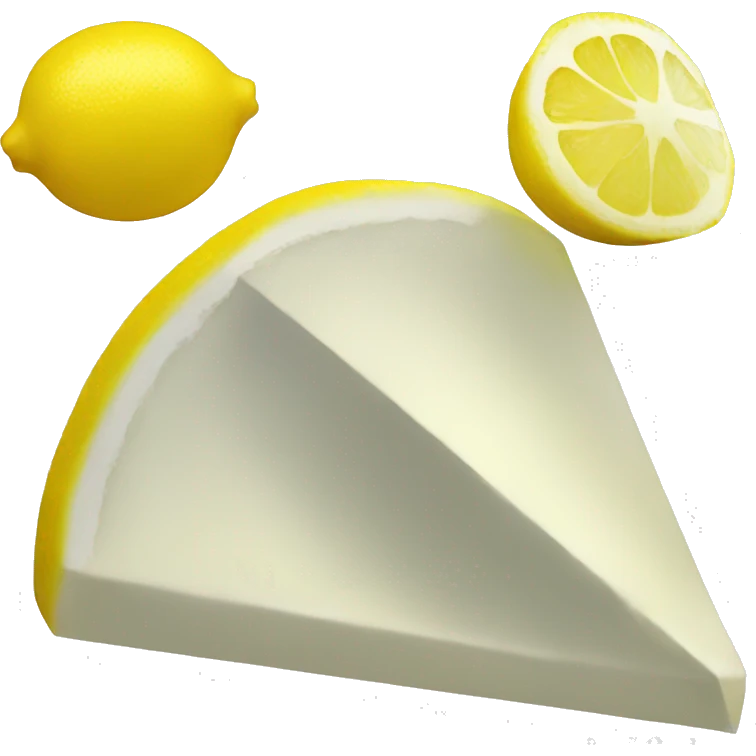 Lemon wedge emoji