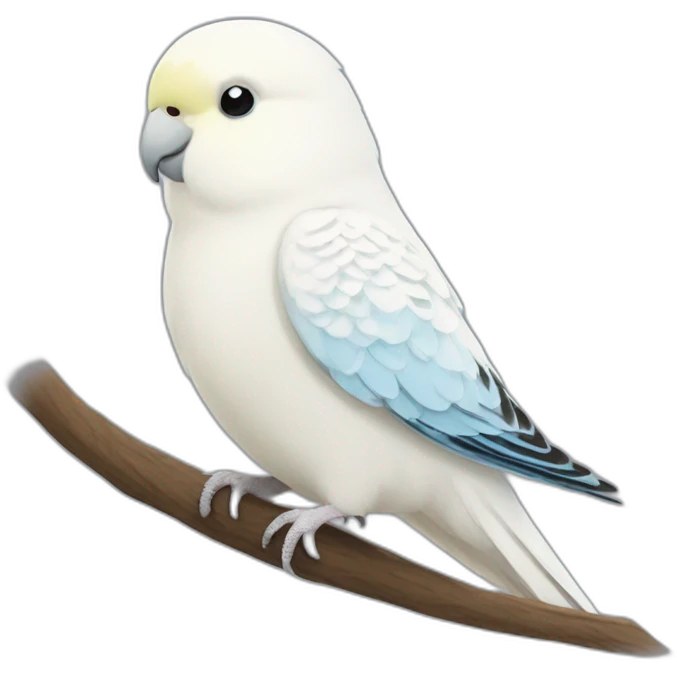 white budgie emoji