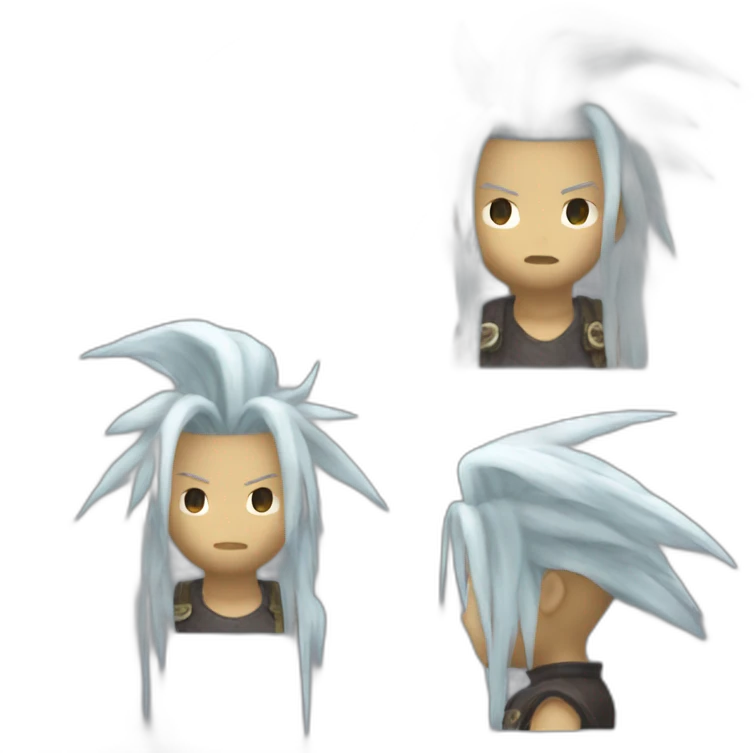 cloud final fantasy 7 emoji