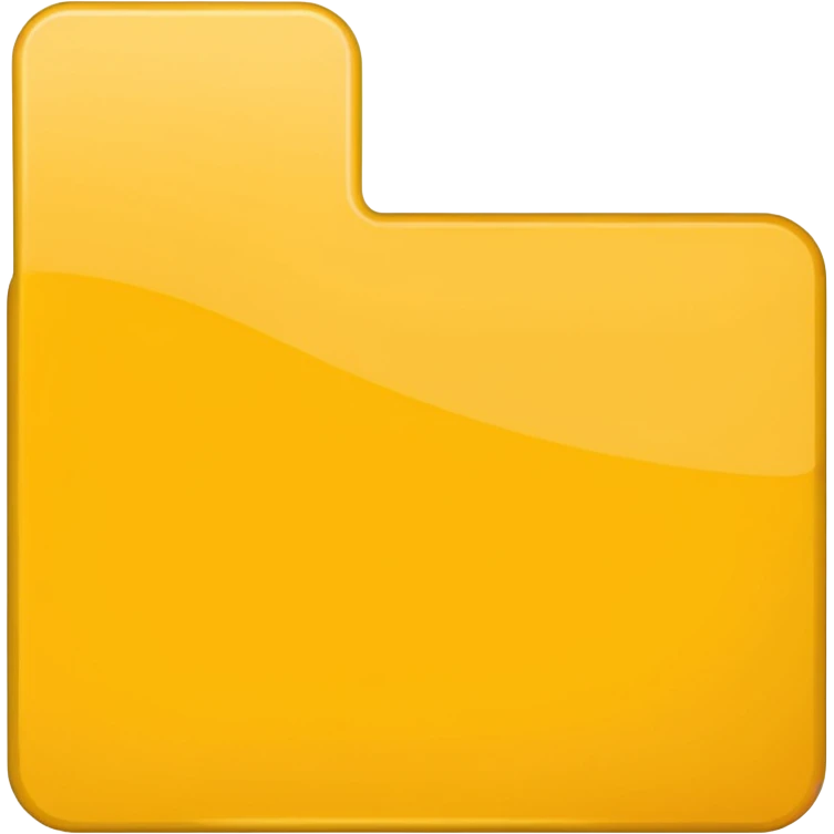 yellow flat card emoji