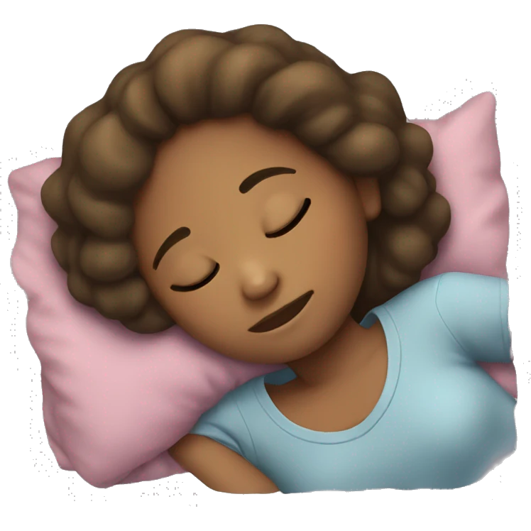 girl sleeping emoji