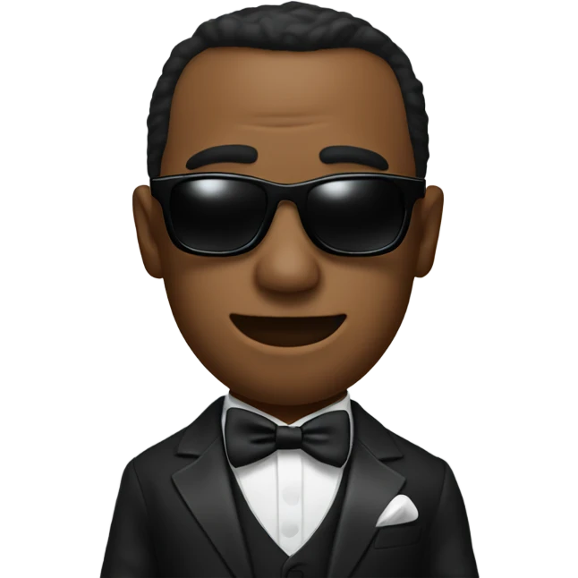 Diddy in a tuxedo wearing sunglasses  emoji