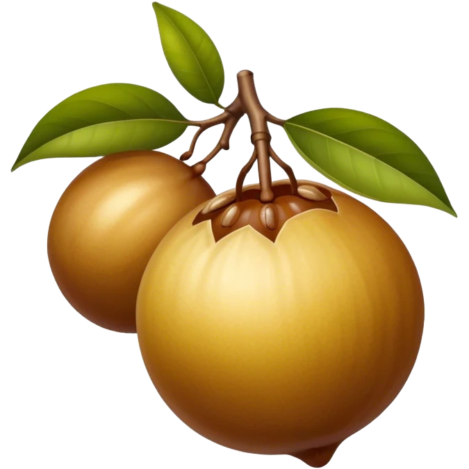 longan fruit emoji