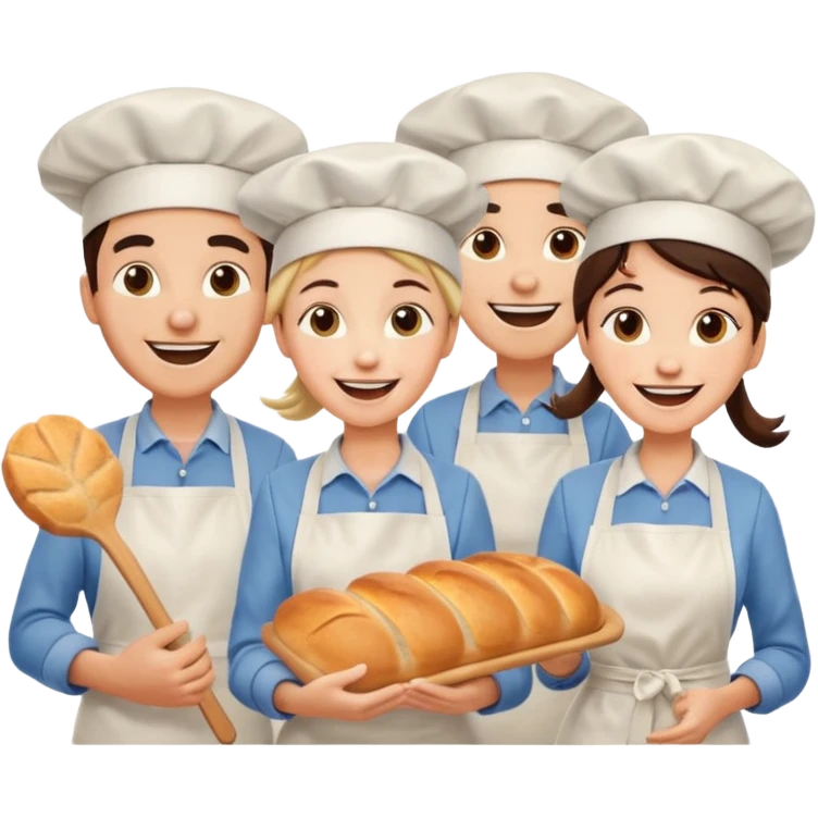 Goofy bakers emoji
