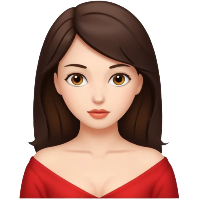 Brunette woman doggy style sex emoji