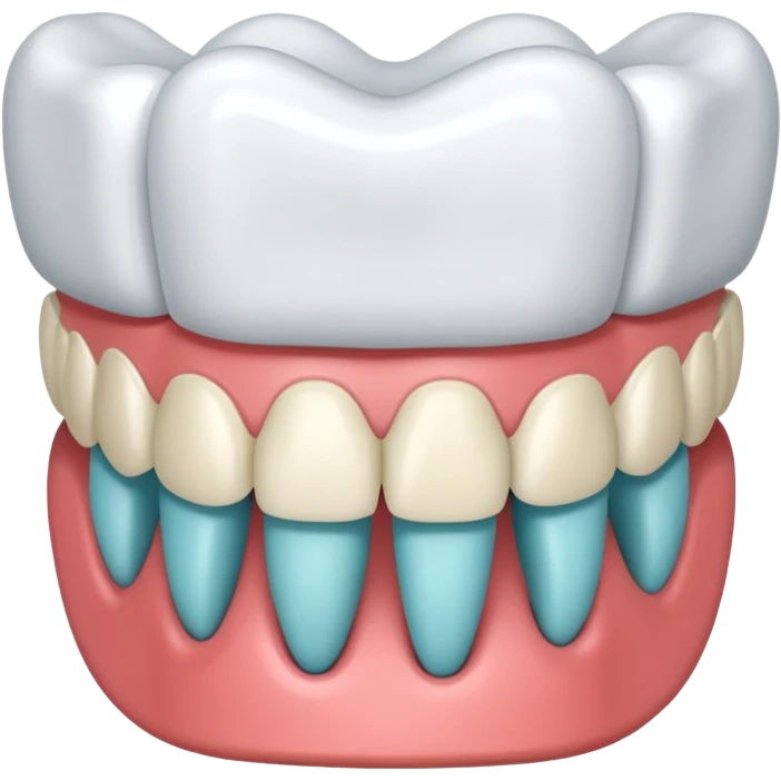 prótesis dental completa emoji