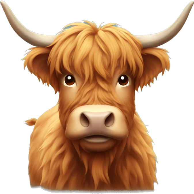 highland cow emoji