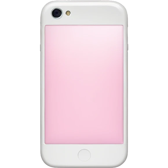 Light pink iPhone emoji