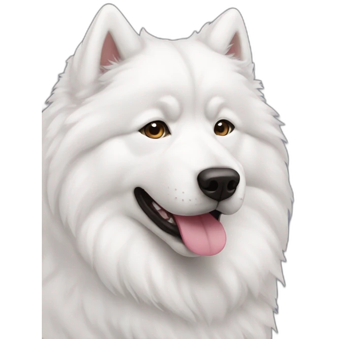 Tear samoyed emoji