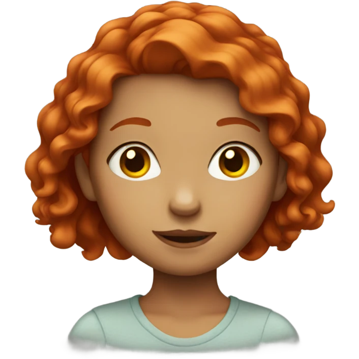 Red-haired girl  emoji