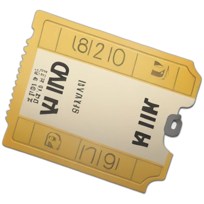 ticket de parking emoji