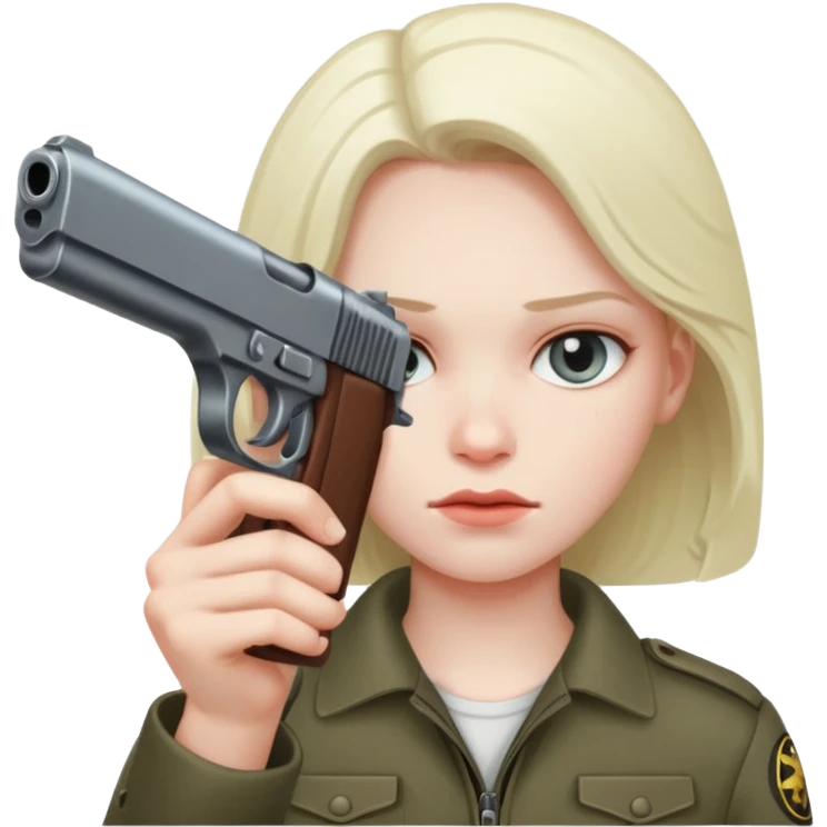 Gun to head emoji