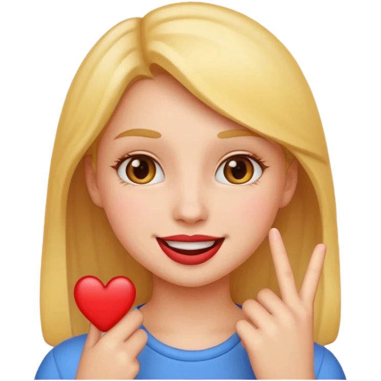 Finger to lip girl emoji emoji